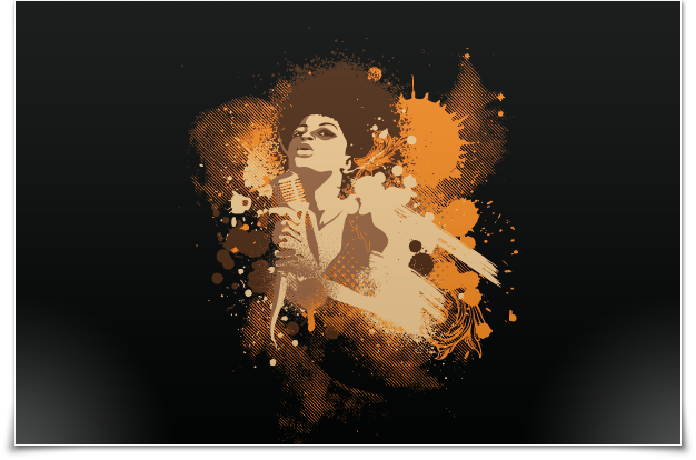 soul singer illustration